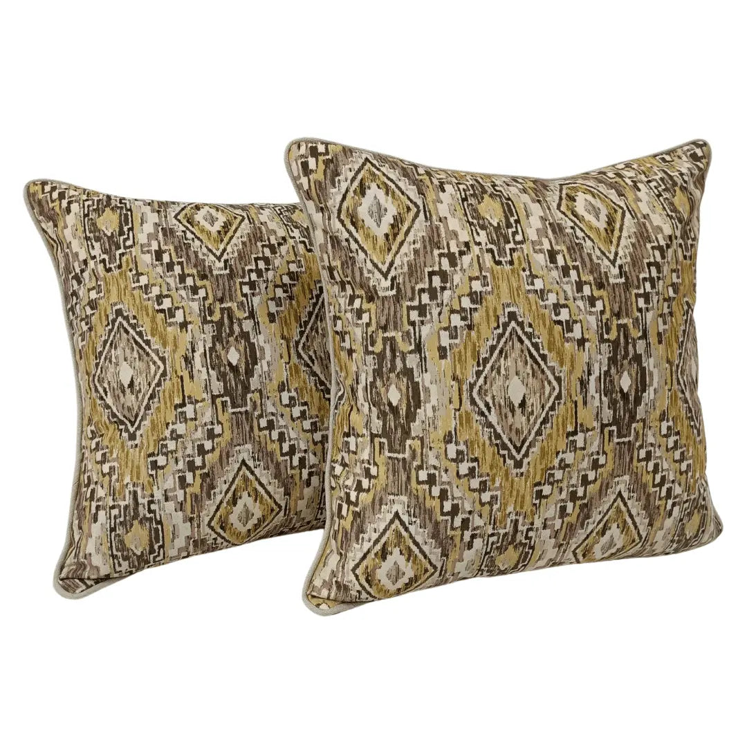 20x20 Pillow covers in Tatva & Alesia fabrics | ZIPCushions