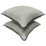 Elegant Light Gray Pillow Covers (16x16, Set of 2) | ZIPCushions