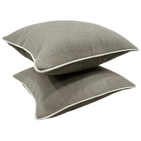 Herringbone Light Brown Pillow Covers (16x16, Set of 2) |  ZIPCushions