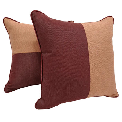 Rich Contrast Accent Pillow Covers (16x16, Set of 2)