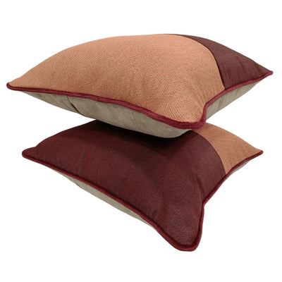 Rich Contrast Accent Pillow Covers (16x16, Set of 2) - Alternate image