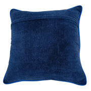 Blue Two-Tone Velvet Pillow Covers (16x16, Set of 2) | ZIPCushions