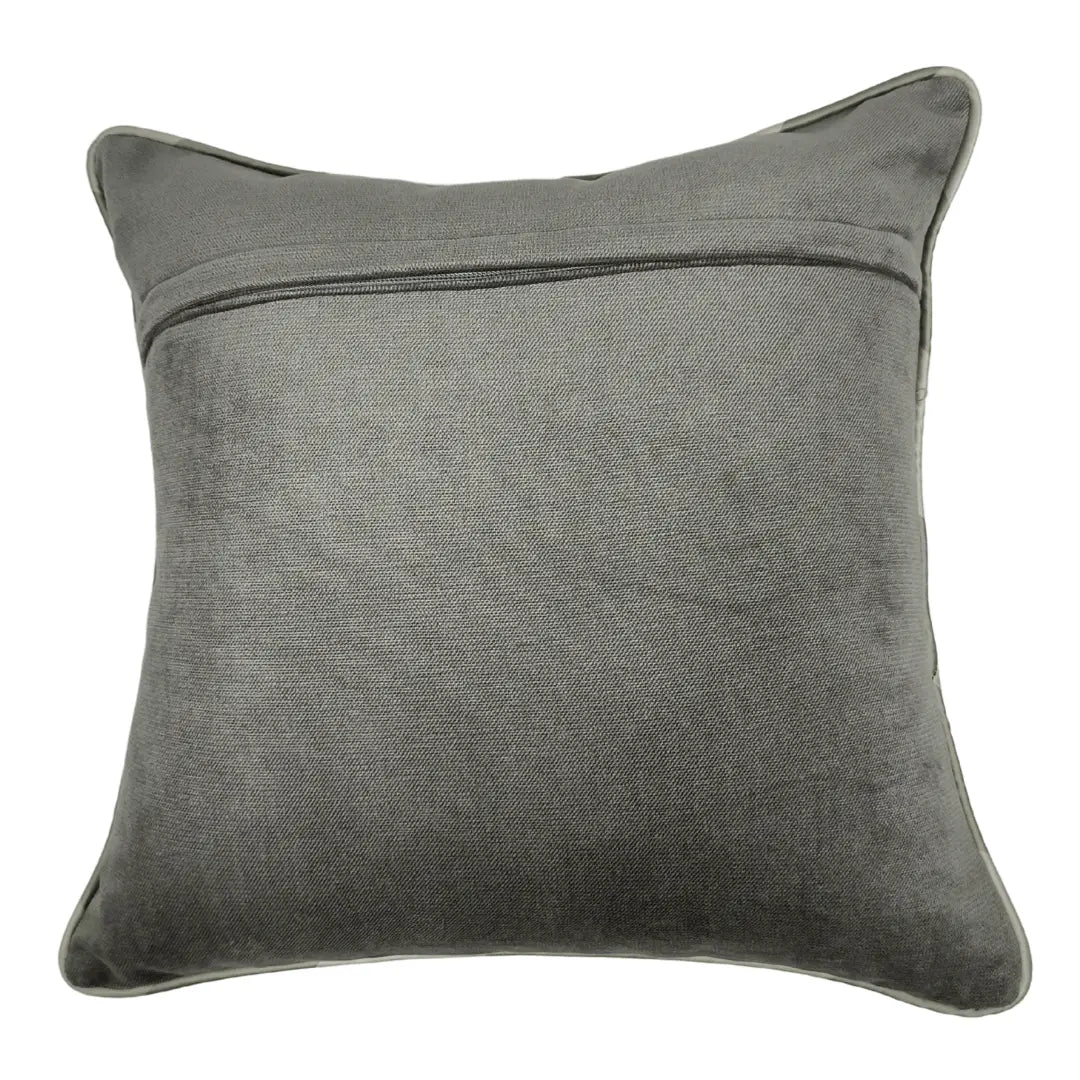 Gray striped pillow covers (16×16, Set of 2) |  ZIPCushions