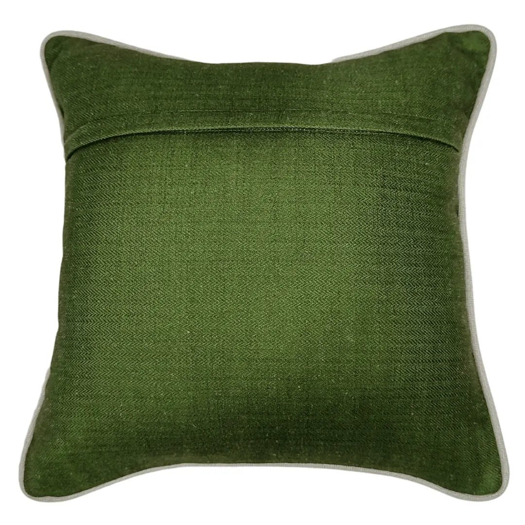 Olive green pillow covers (16×16, Set of 2) |  ZIPCushions