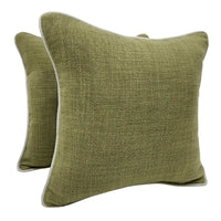 Olive green pillow covers (16×16, Set of 2)