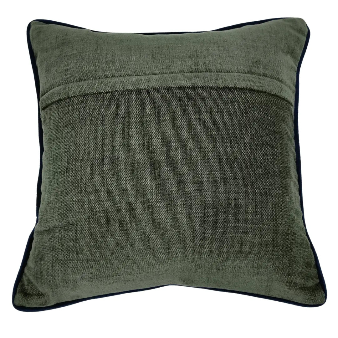 Olive Green Velvet Pillow Covers (Set of 2, 16×16) |  ZIPCushions