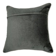 Taupe Velvet Patchwork Pillow Covers (Set of 2, | ZIPCushions