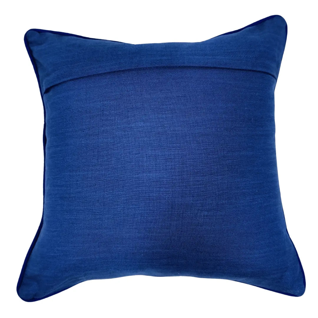 Blue & Grey Textured Pillow Covers (Set of 2, 16×16) |  ZIPCushions