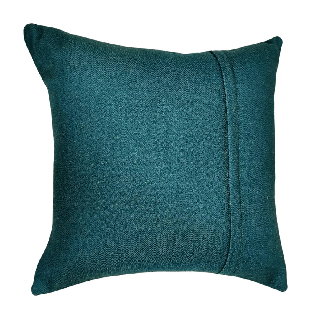 Emerald & Geometric Pillow Covers (Set of 2, 16×16) |  ZIPCushions