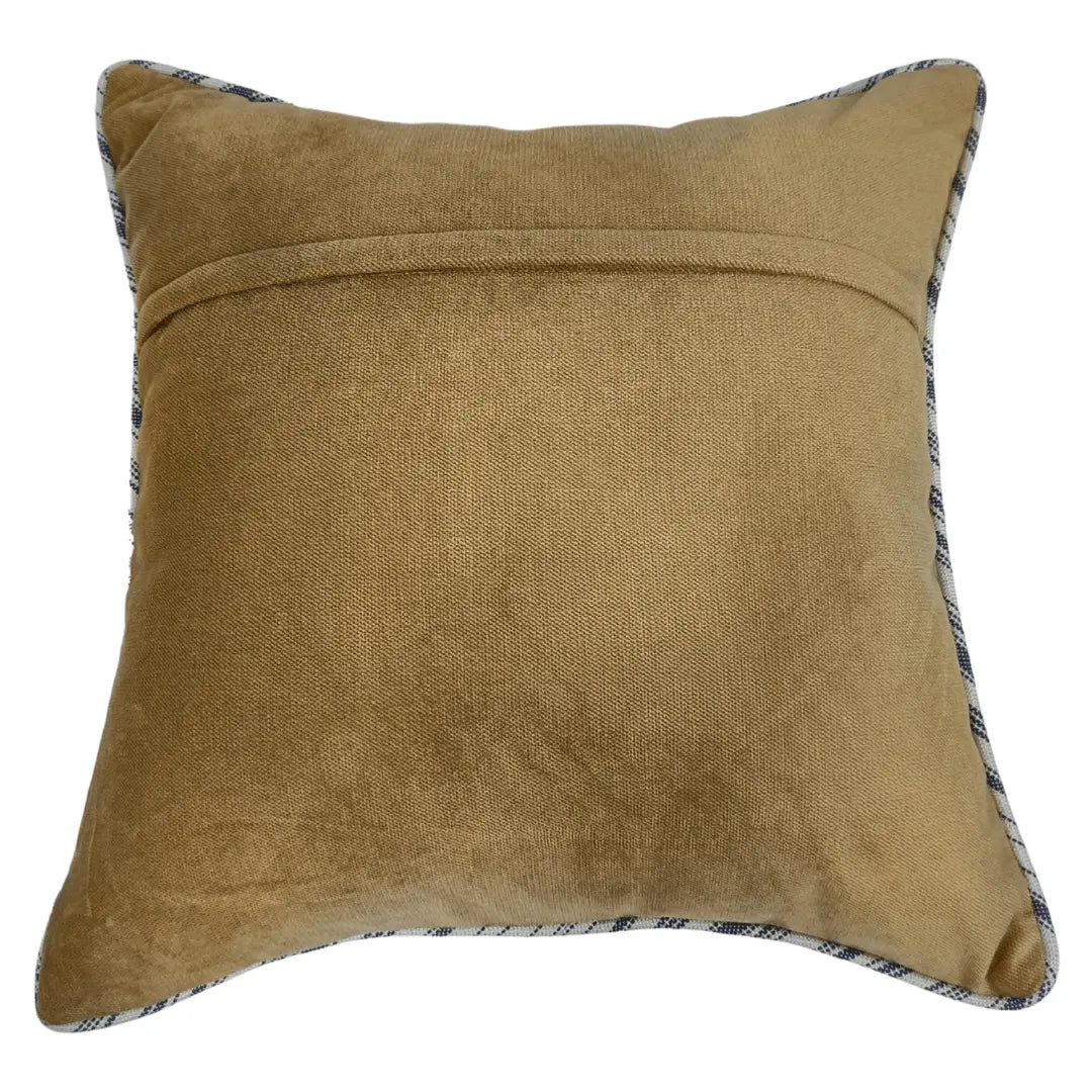 Earthy Tones Patchwork Pillow Covers (Set of 2, 16×16) |  ZIPCushions