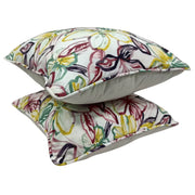 Floral Paradise Pillow Covers (Set of 2, 16×16) | ZIPCushions