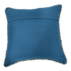 Two-Tone Blue Pillow Covers (Set of 2, 16×16) - Hover Image