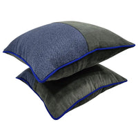 Blue and Green Pillow Covers (Set of 2, 16×16) |  ZIPCushions