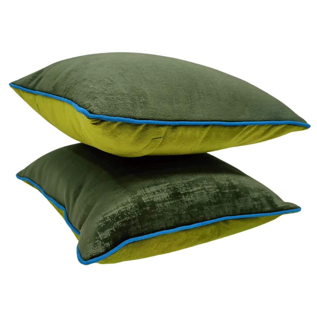 Deep Green Pillow Covers (16×16, Set of 2) |  ZIPCushions