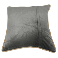 Gray Mixed-Texture Pillow Covers (16×16, Set of 2) |  ZIPCushions