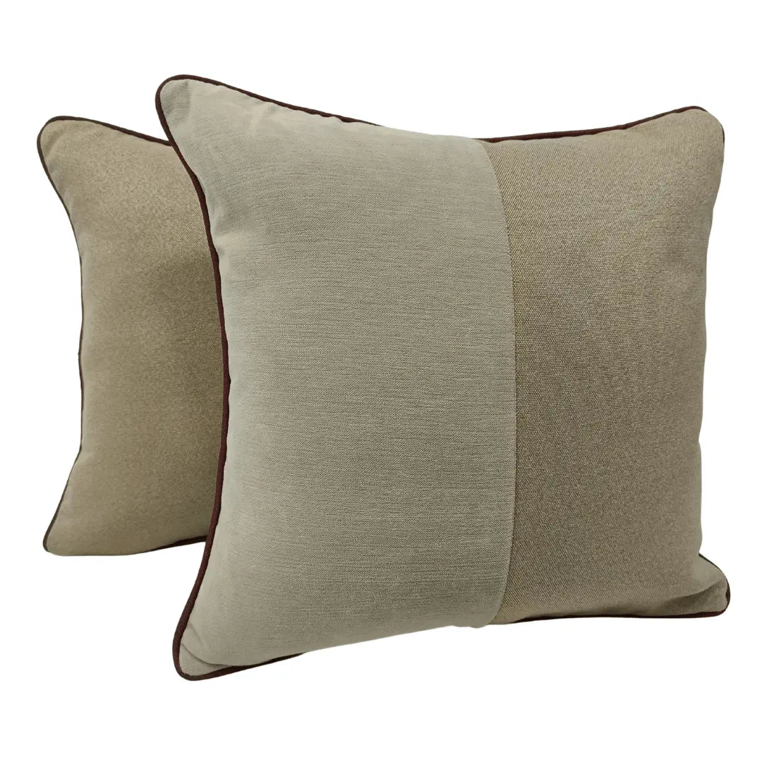 Chenille Dual Tone Pillow Covers (18x18, Set of 2) | ZIPCushions