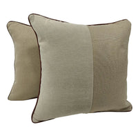 Chenille Dual Tone Pillow Covers (18x18, Set of 2)