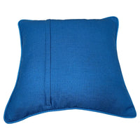 Teal and cobalt blue mix pillow covers (16×16, Set of 2) |  ZIPCushions