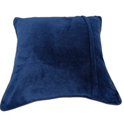 Blue velvet patchwork pillow covers (16×16, Set of 2) | ZIPCushions