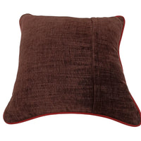 Red boucle pillow covers (16×16, Set of 2)