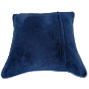 Sky blue and deep navy pillow covers (16×16, Set of 2) | ZIPCushions