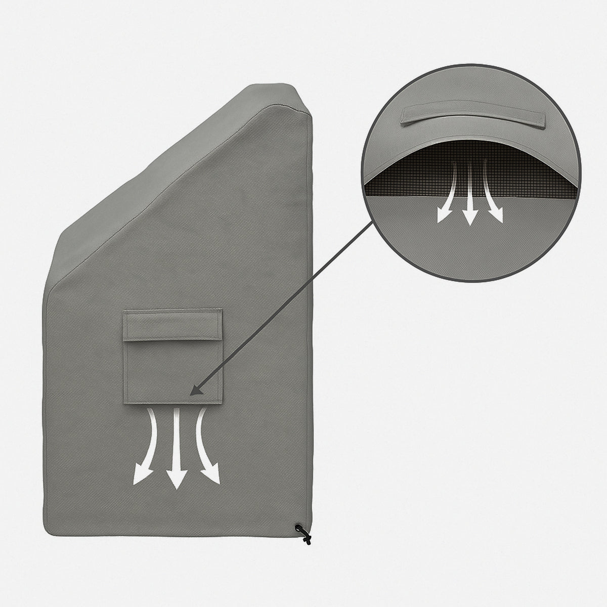 Custom Outdoor Dining Armchair Cover