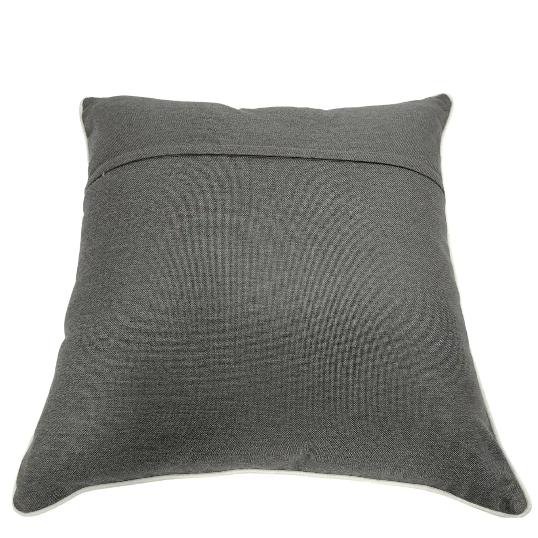 Blue & Gray Textured Pillow Covers (22x22, Set of 2) | ZIPCushions
