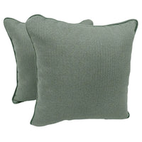 Sage green herringbone pillow covers (16×16, Set of 2) |  ZIPCushions
