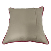 Beige & Red Geometric Pillow Covers ( Set of 2, 16×16) | ZIPCushions
