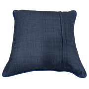 Dark Blue Herringbone Pillow Covers (Set of 2, 16×16) | ZIPCushions