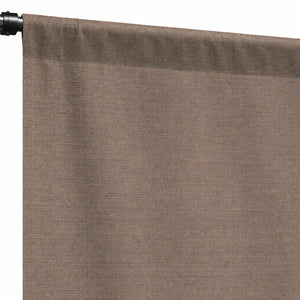 Sunbrella® Canvas Taupe Chine Curtain