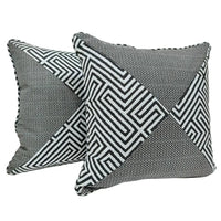 Geometric Luxe Indoor/Outdoor Throw Pillow Covers (20