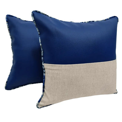 Elegant Two Tone Indoor Pillow Covers (16x16, Set of 2)