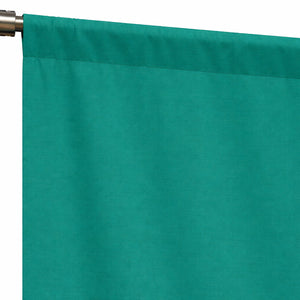 Sunbrella® Canvas Teal Curtain