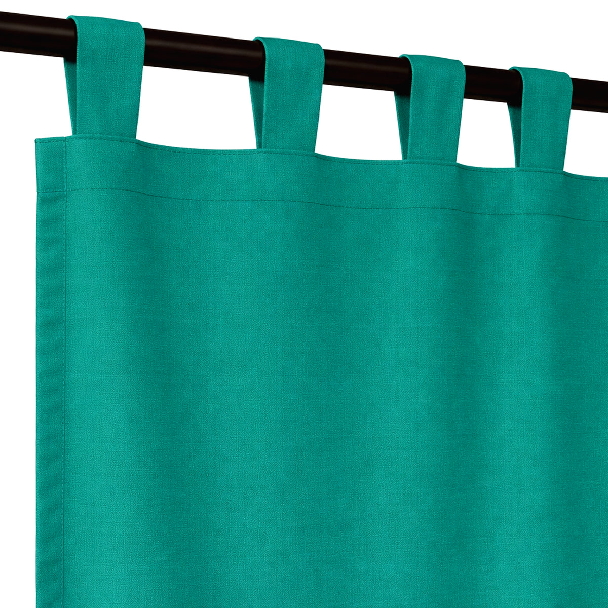 Sunbrella® Canvas Teal Curtain