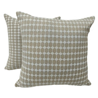 Geometric Pattern Pillow Covers (18x18, Set of 2)
