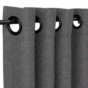 Sunbrella® Cast Charcoal Curtain