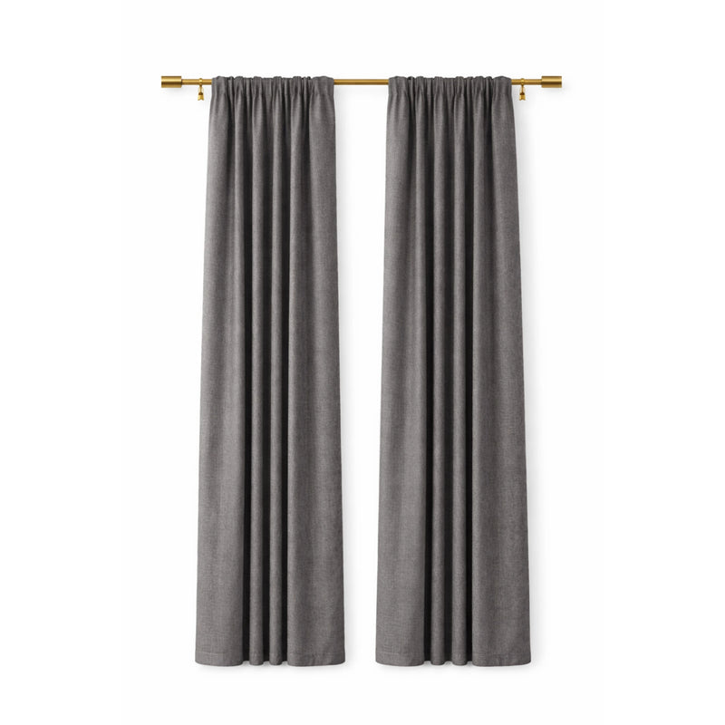 Sunbrella Cast Slate Curtain