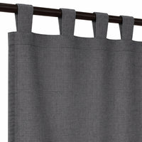 Sunbrella Cast Charcoal Curtain