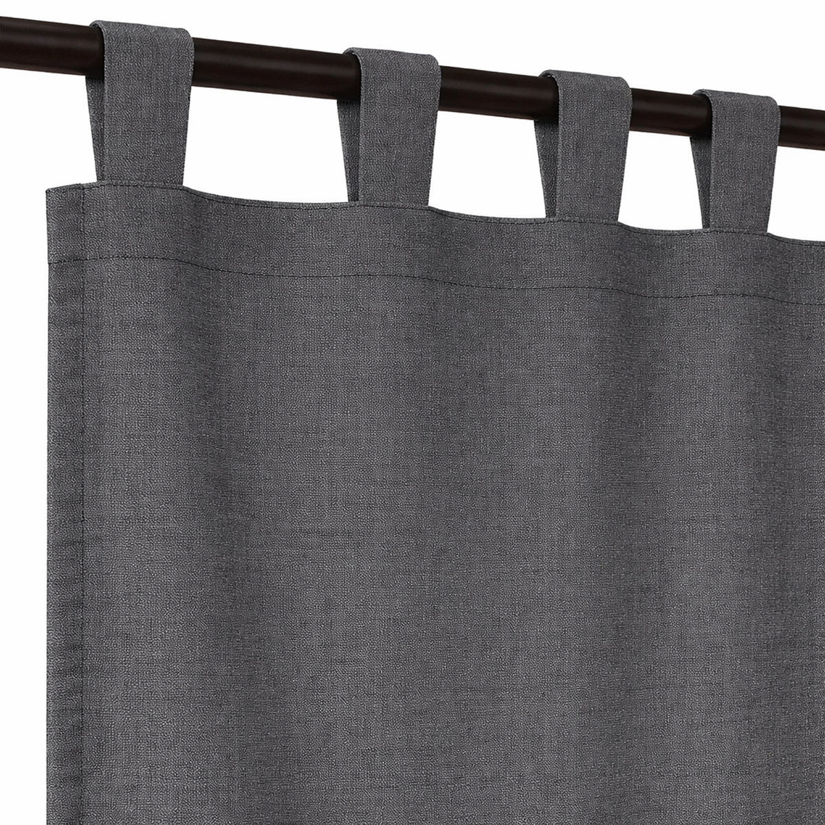 Sunbrella® Cast Charcoal Curtain