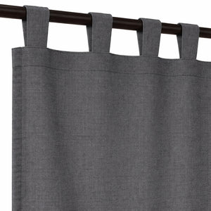Sunbrella® Cast Charcoal Curtain