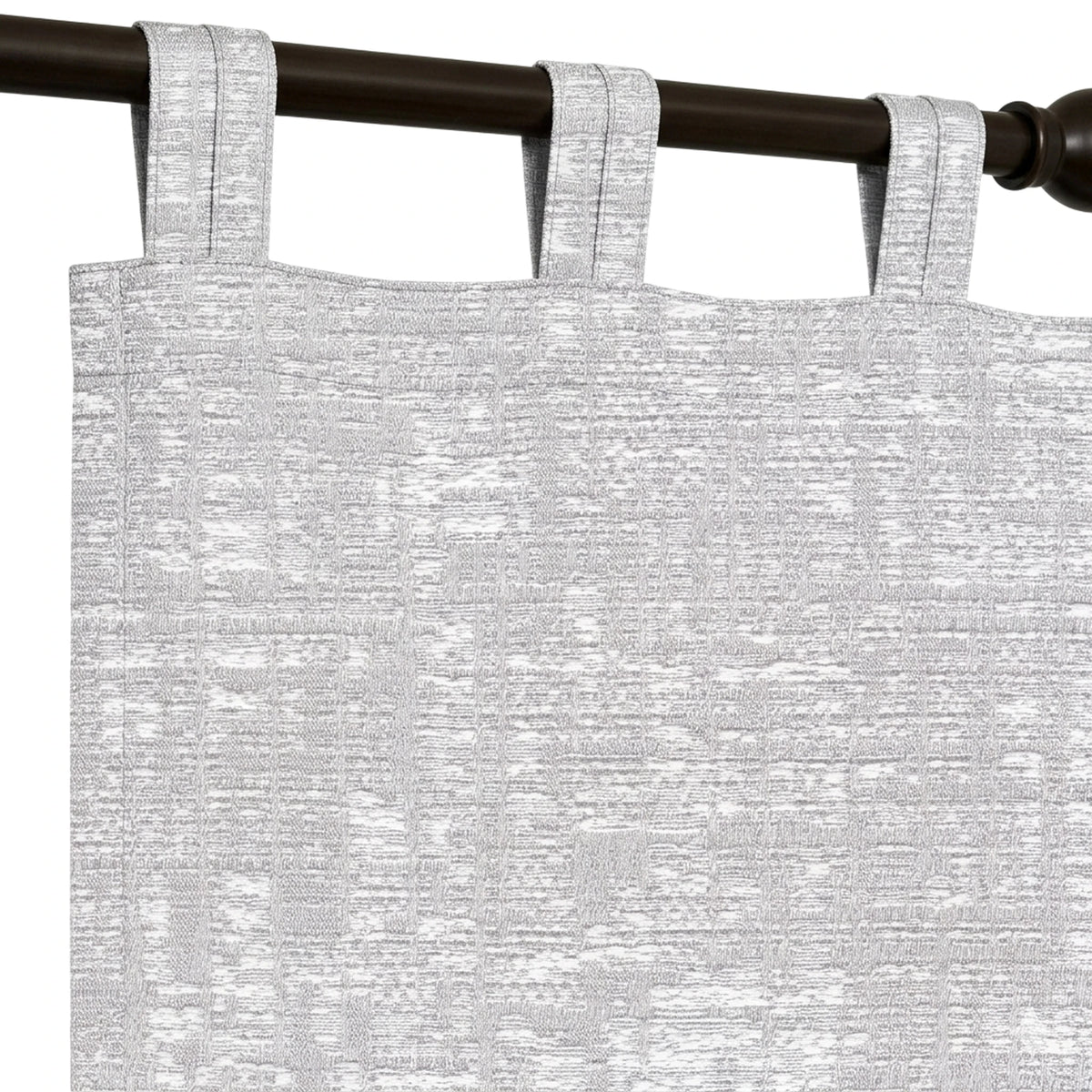 Custom Ash Graphic Weave Curtain - view 6