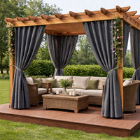 Sunbrella Cast Charcoal Curtain