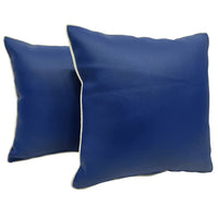 Sleek Contrast Pillow Covers (16x16, Set of 2)