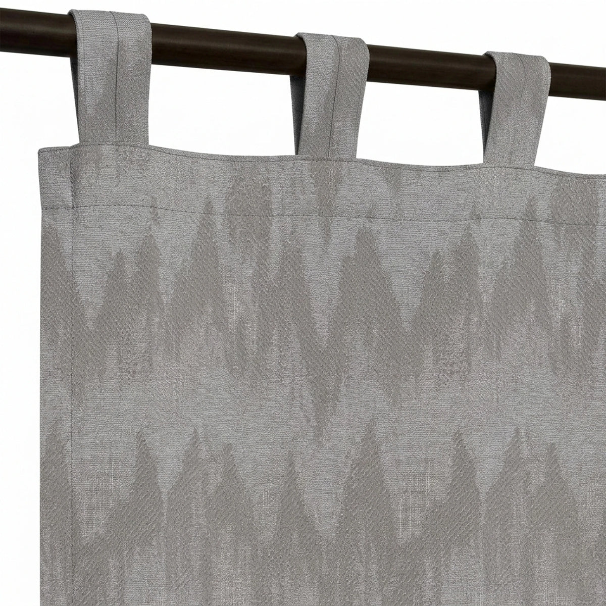 Custom Ash Icicles Jacquard Curtain - view 6