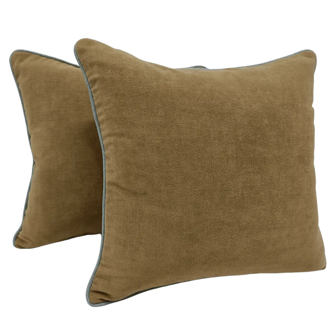 Soft Textured Chenille Pillow Covers (16x16, Set of 2) | ZIPCushions