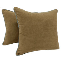 Soft Textured Chenille Pillow Covers (16x16, Set of 2)