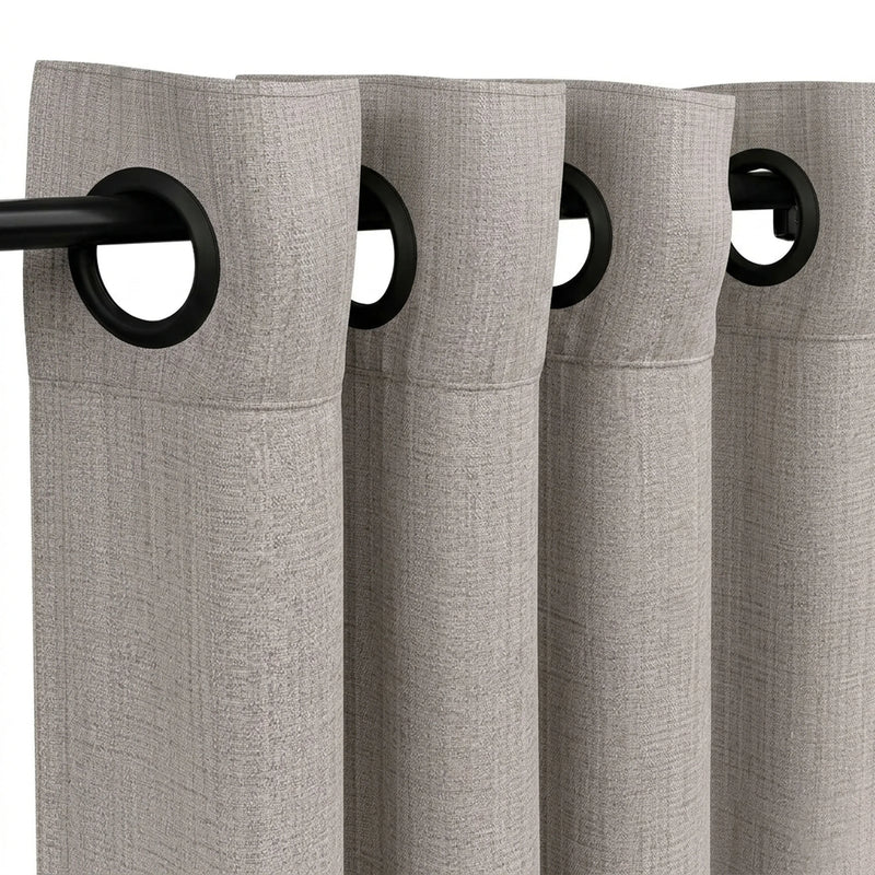 Custom Ash Pixel Textured Curtain