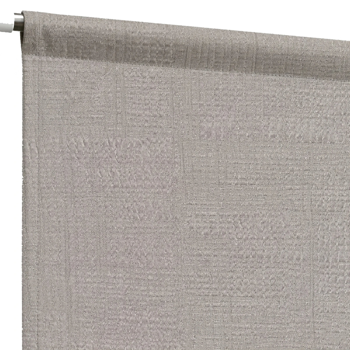 Custom Ash Pixel Textured Curtain - view 5