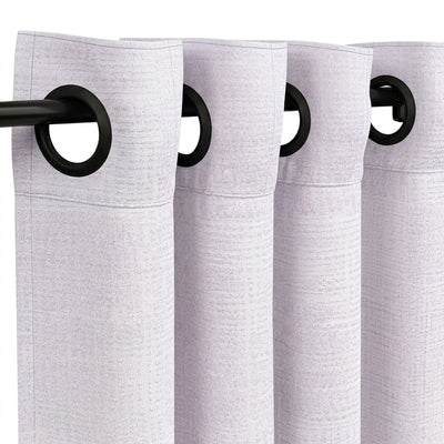 Custom Mica Pixel Textured Curtain - alternate view